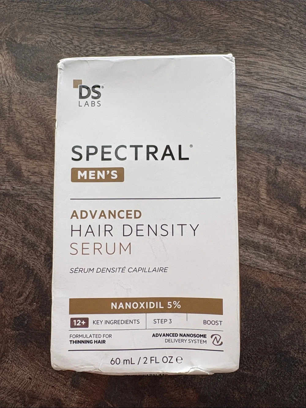DS Laboratories Spectral Men's Advanced Hair Density Serum new sealed step 3